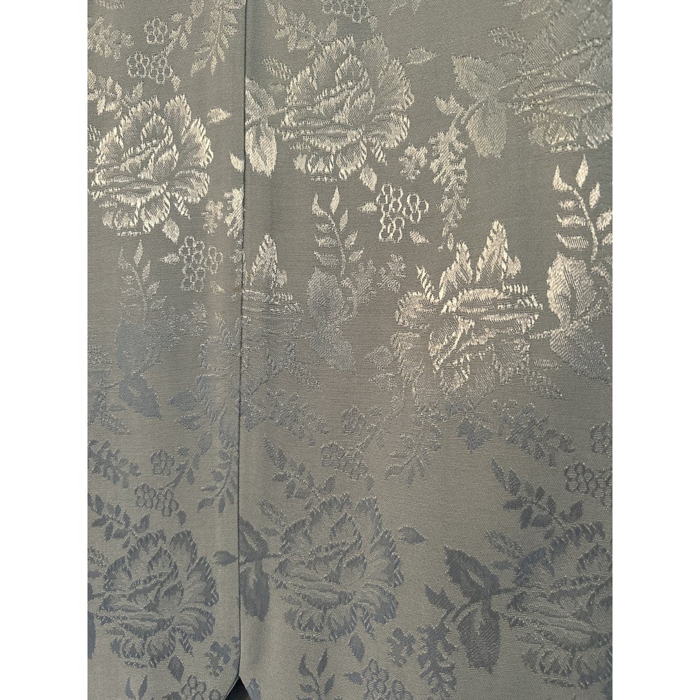 J R Nites VTG Silver Formal Skirt & Jacket w/ Rhinestone Embellishments SZ 6 - Picture 4 of 5